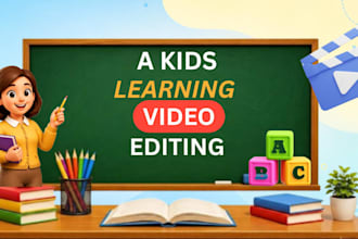 make kids learning videos, kids video editing and rhymes