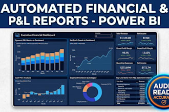 build custom finance dashboards and financial reports in power bi
