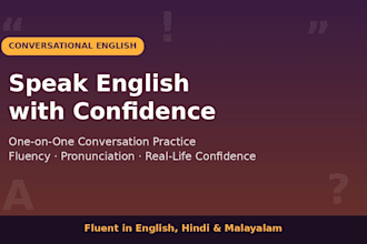teach you to be fluent in english