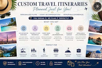 create a personalized travel itinerary for your dream vacation