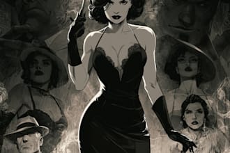 do noir, horror and dark comic books art