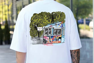 draw custom illustration for your brand