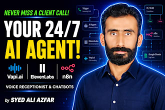 build an ai voice receptionist and smart whatsapp chatbot