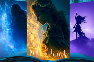 design fantasy and minimal book and ebook cover
