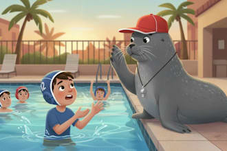 create captivating children book illustrations with colorful custom artwork