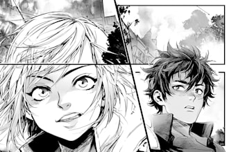 design japanese style manga comic art and pages