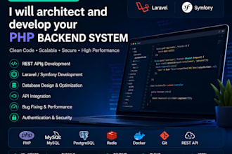 architect and develop your PHP backend system