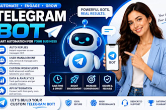 build custom telegram bot for business