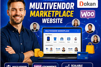 build a multivendor marketplace website with woocommerce and dokan