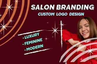 design a modern luxury logo for beauty, hair, spa and lash brands