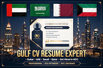 create professional CV for middle east jobs and gcc
