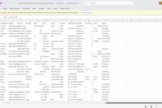 clean ,format ,merge ,split excel data