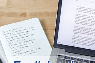 do data entry, typing, retyping PDF to word and handwritten notes conversion