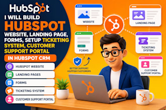 hubspot website landing page forms ticketing system customer support portal crm