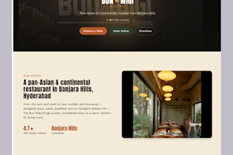 build a modern website for your small business or startup
