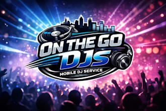 design mobile dj company rebrand logo
