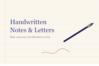 create neat and professional handwritten documents
