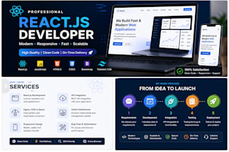 build a react js website with responsive design