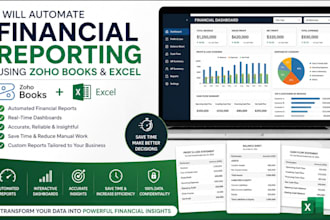 automate financial reporting using zoho books and excel
