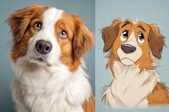 make a disney pet portrait