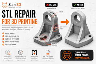 repair, edit and optimize your stl file for 3d printing