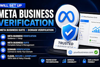 help with meta business verification and meta business suite