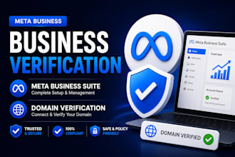 help with meta business verification and meta business suite