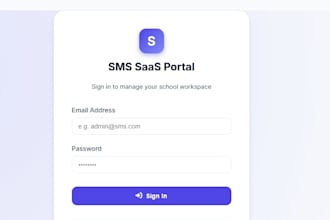 develop a custom laravel web application