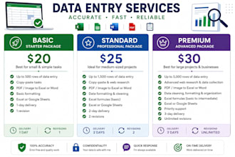 do accurate data entry, excel, google sheets, copy paste, and web reserach