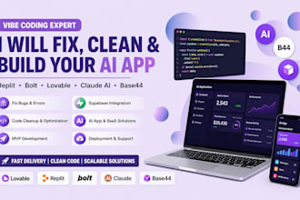 be your replit, bolt, lovable, and claude ai code cleanup expert, fix mvp base44