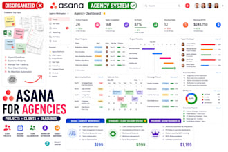 build asana systems for agencies client projects and deadlines