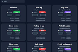 develop professional mern task manager app with authentication and dashboard
