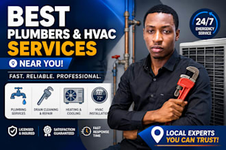 write SEO website content for plumbers and hvac companies that converts