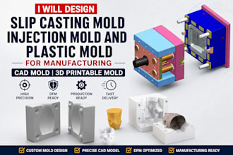 design slip casting mold injection mold and plastic mold for manufacturing