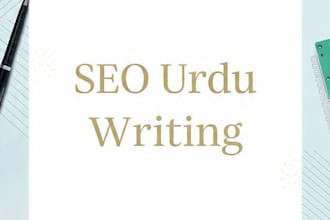 write seo urdu articles and product description