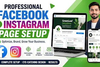 setup and optimize facebook and instagram business page