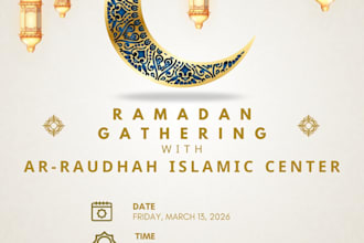 make some islamic poster design for you