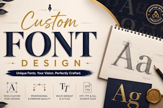 design custom font, otf, typography, typeface, wordmark, lettering, ttf