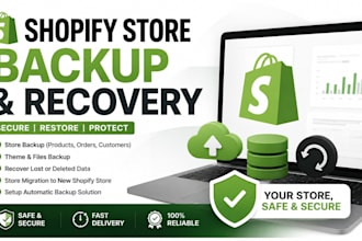 backup, restore, recover and migrate your shopify store