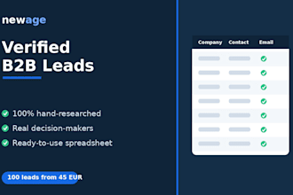 find verified b2b leads for your business