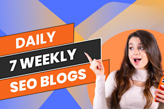 write weekly wordpress blogs daily