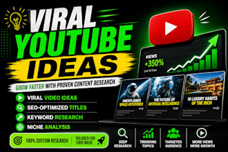 find viral youtube video ideas with SEO and niche research