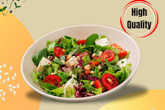 create restaurant promo posters and food banners