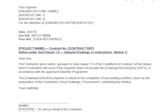 prepare contractual letters for your construction project