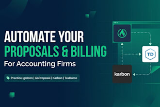 set up practice ignition, cone, goproposal, anchor, aiwyn, knuula for accounting