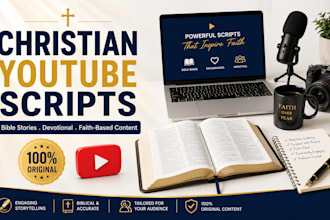 write a christian youtube script, bible story, or devotional