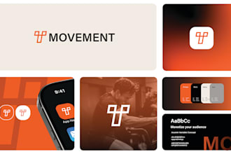 create a premium brand identity with logo and brand guidelines