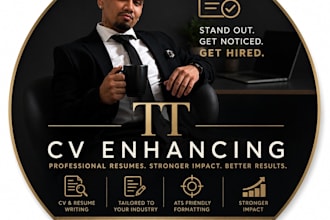 professionally edit, optimise and enhance your resume or CV
