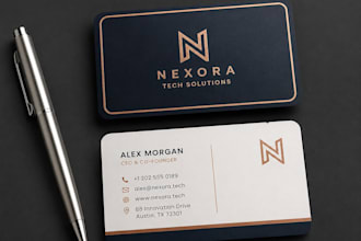 create professional business card design