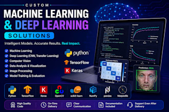 build machine learning and deep learning projects using python
